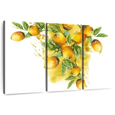Yarlin aquarelle citrons dorés