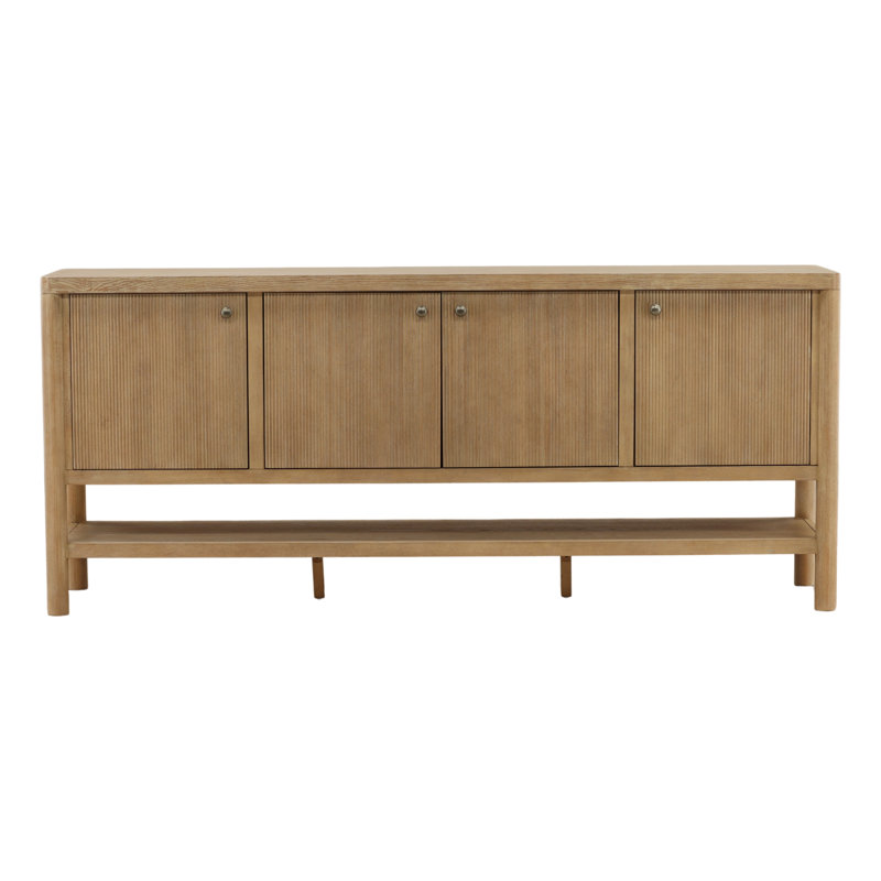 Estrada Sideboard Dark Brown, Light Warm Wash