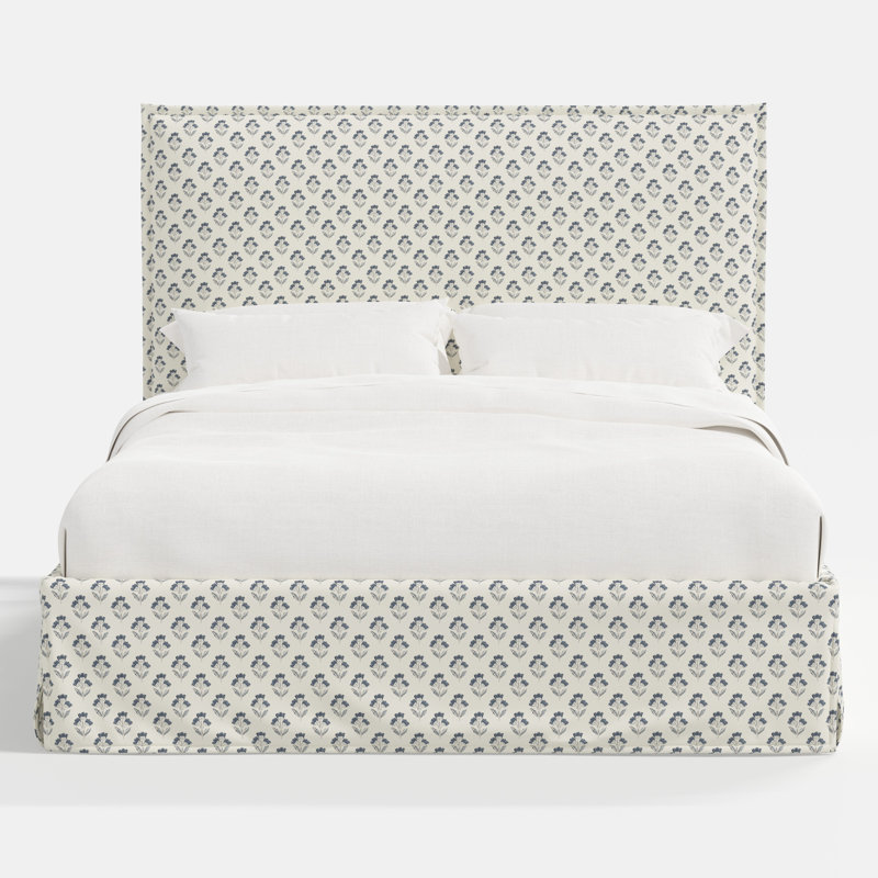 Stoffer Home x Cloth and Co. Maura Bed, California King, Francie Blue