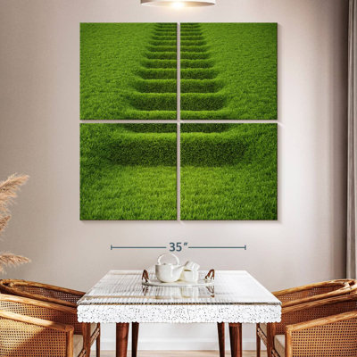 Lilie, herbe abstraite