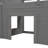 Wren  Wood Daybed Frame With Fence, Rustic Style, Solid Pine-183050141