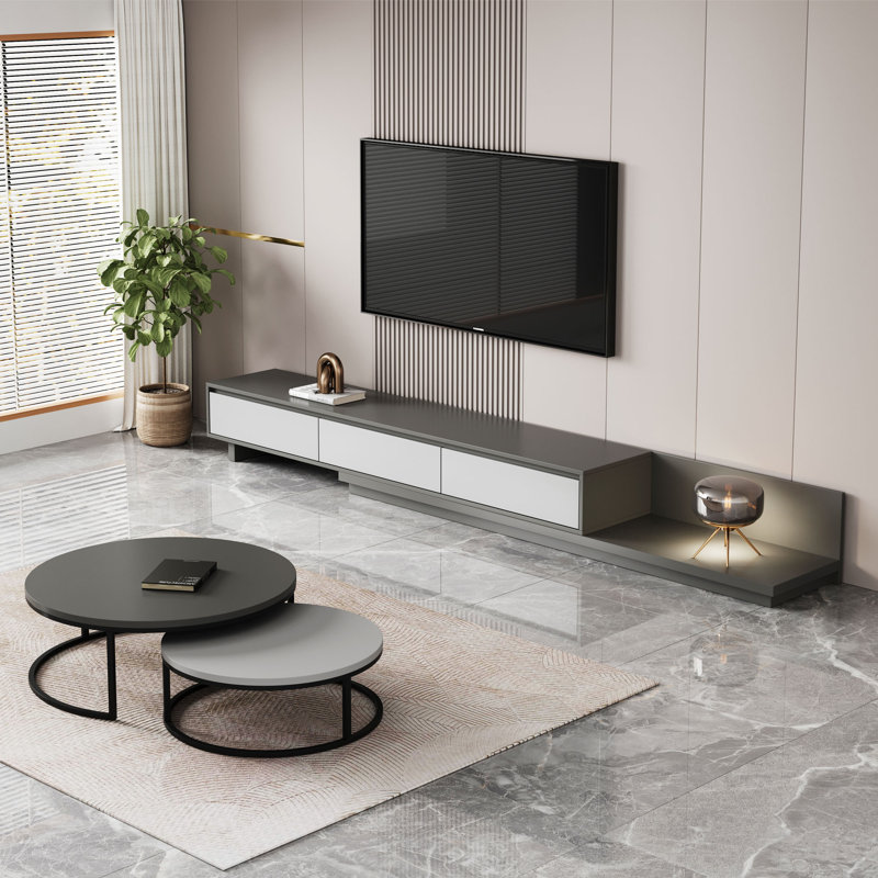 Ensemble 2 pièces table basse et meuble télé
