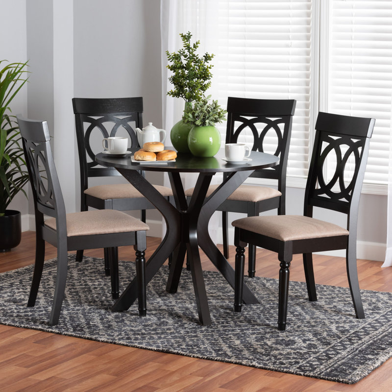 Ensemble repas pour 4 personnes Hairo, Beige