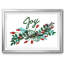 «Cut Wreath Christmas I», impression sur papier-740404302-740404296
