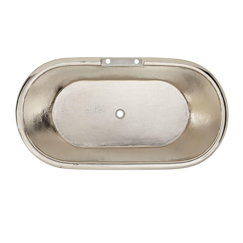 1829mm x 813mm Freestanding Soaking Copper Bathtub