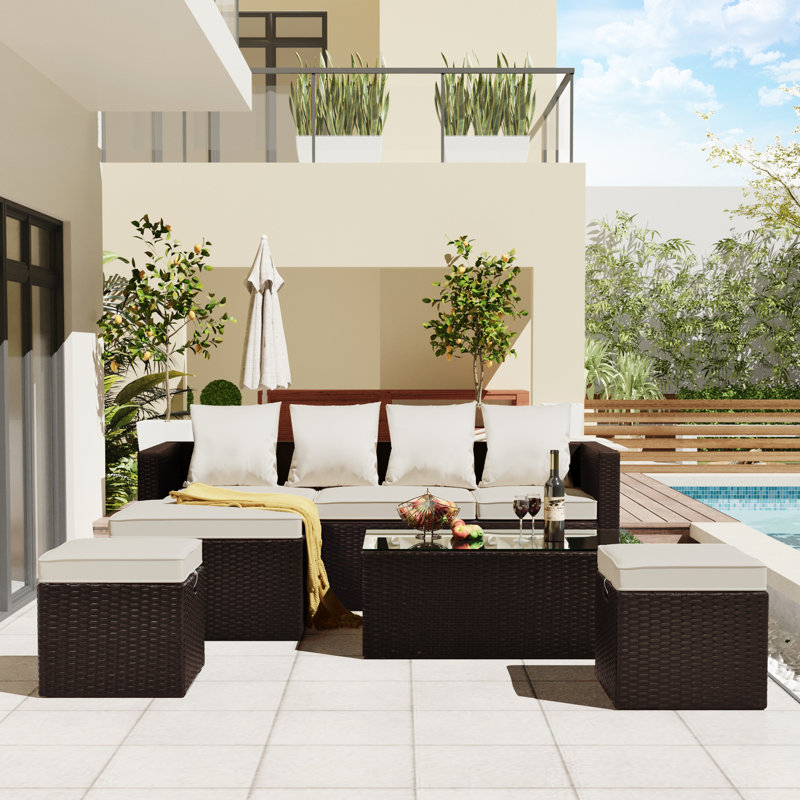 Ailanie 4 - Person Patio Conversation Set