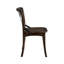 Ensemble de 2 chaises d'appoint en métal à dossier en X