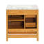 Meuble-lavabo moderne 30 po avec lavabo 30 po Mid-Century
