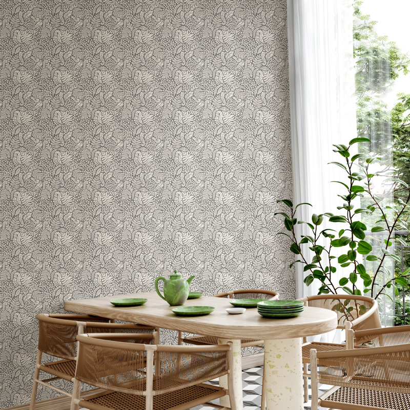 Fern Trail - Charcoal & Linen