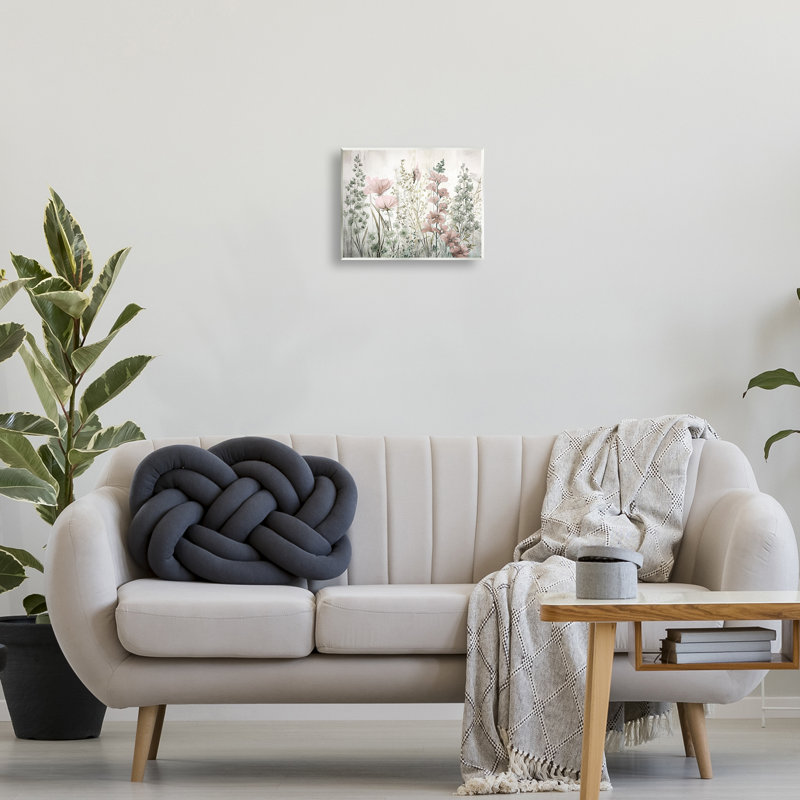 "Blush Wildflower", art mural par Sasha
