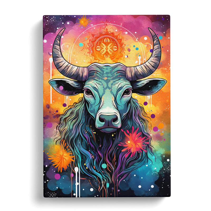 Taurus Zodiac Pop No.3 - Print, 76cm H x 50cm W x 3cm D