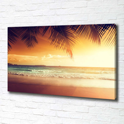 Tropical Beach - Wrapped Canvas Print