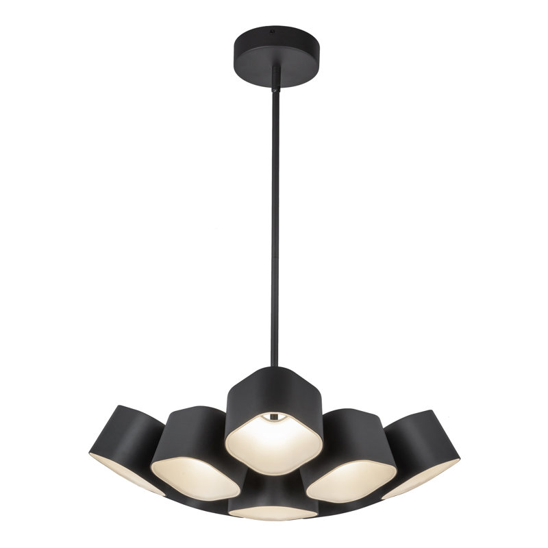 Arena 18-In Chandelier, 7055, 54.38" H x 17.63" W x 17.63" D, 9 Lights