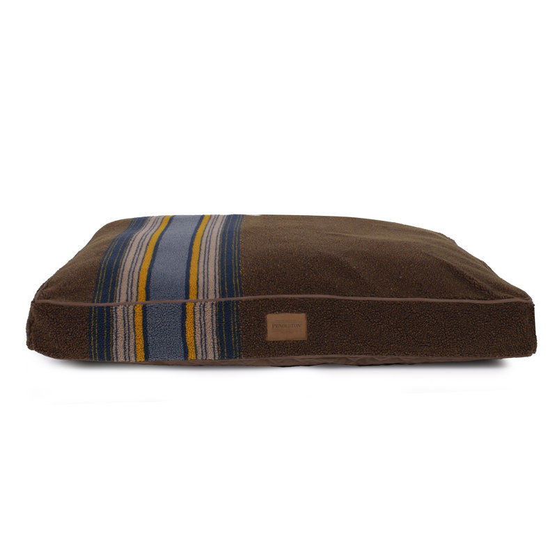 Small Brown Striped Elevated Outdoor Pet Bed