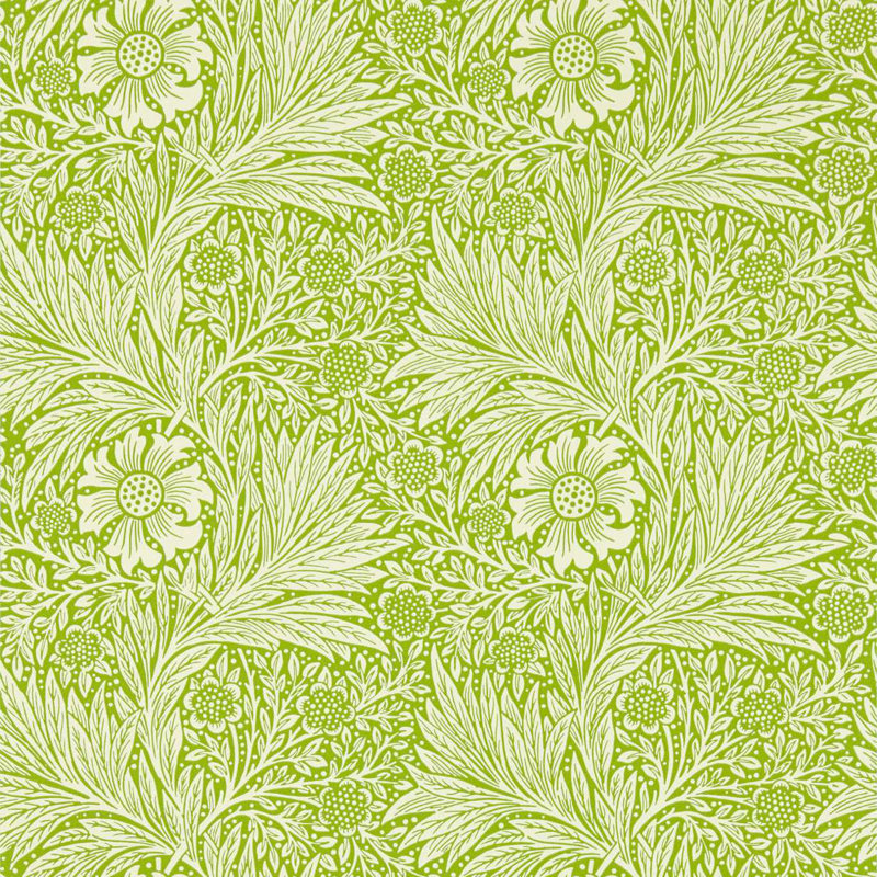 Marigold Wallpaper, Sap Green