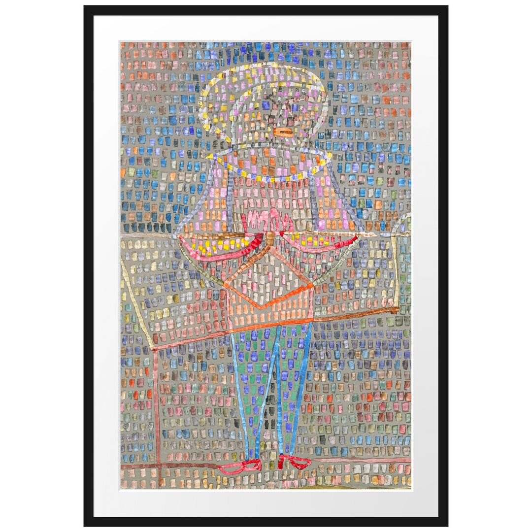 Gerahmter Kunstdruck Trim Youngster von Paul Klee