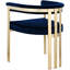 Fauteuil en velours Marcello-630097003