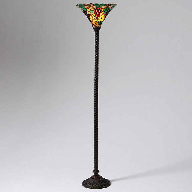 Lampe sur pied torchère sur pied 72" raisin Damon