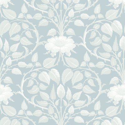 Garden Vine - Emerald Green Botanical Wallpaper