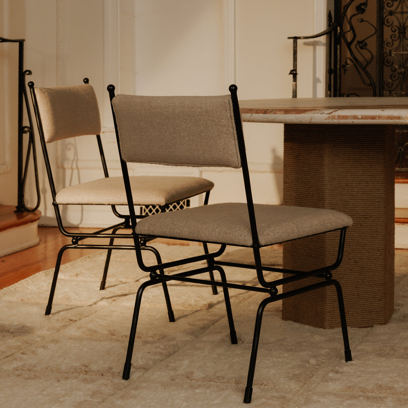 Posta Dining Chair, Beige