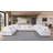 Errett Upholstered 13-piece Cloud Extra Large Corner Couch with Two Consoles, Cup Holder&Storage&USB-1864111130
