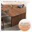 Grande table de conférence en bois massif, table longue, bureau moderne-132218943