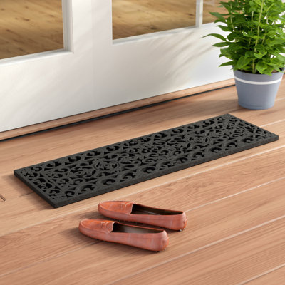 Tapis d'extérieur antidérapant Needville Stair 30 po x 9 po