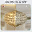 Rola Crystal 1-Light Globe Chandelier