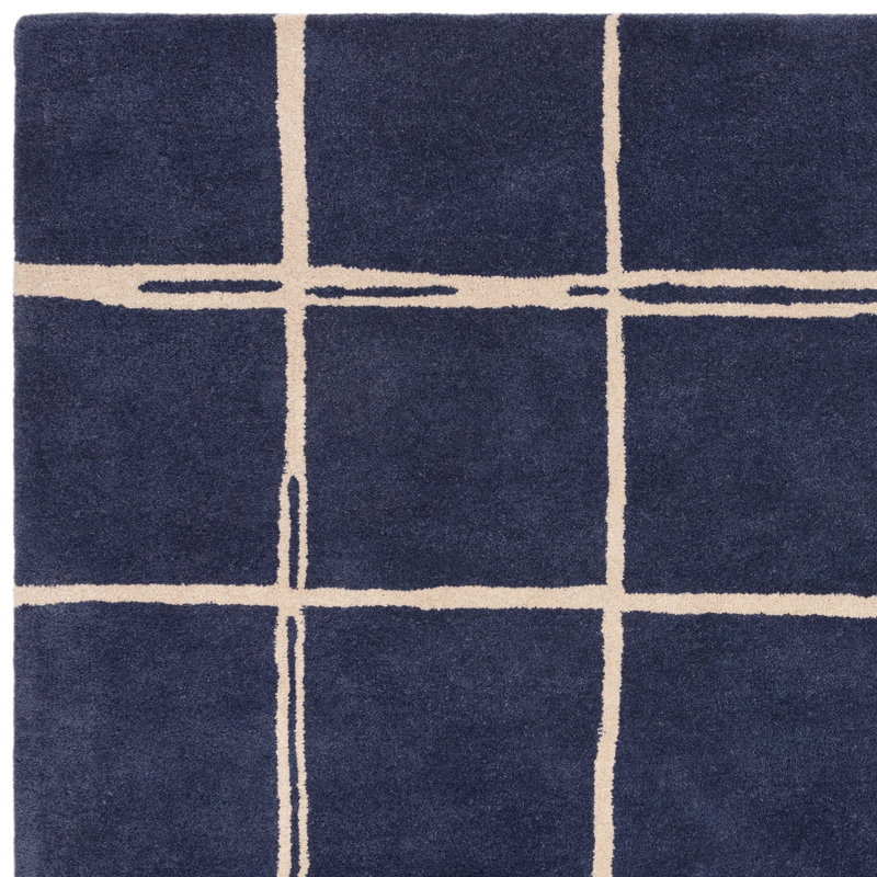 Mathilda Geometric Wool Hand Woven Area Rug, Rectangle 160 x 230 cm