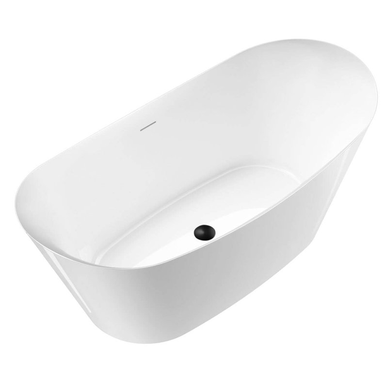 67'' x 31.87'' Freestanding Soaking Acrylic Bathtub