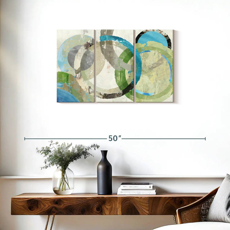 Avery Viridescent Rings, 20" H x 33" W