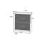 Table de chevet 2 tiroirs Modern Classic avec finition cerisier, panneau de particules et fabrication en pin