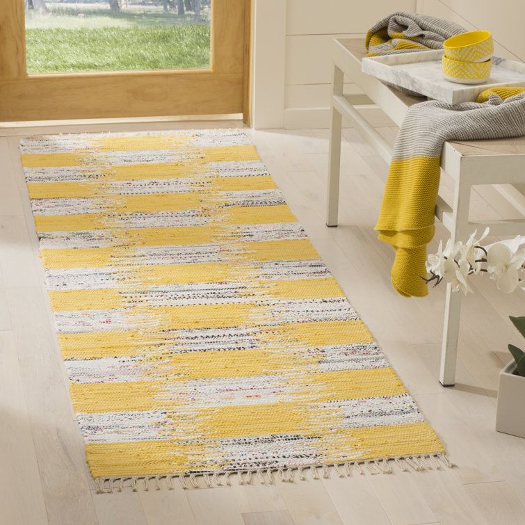 Opie Hand Woven Cotton Ikat Rug