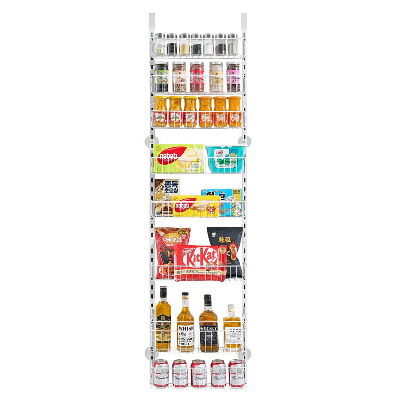 Freestanding Spice Rack with Adjustable Racks