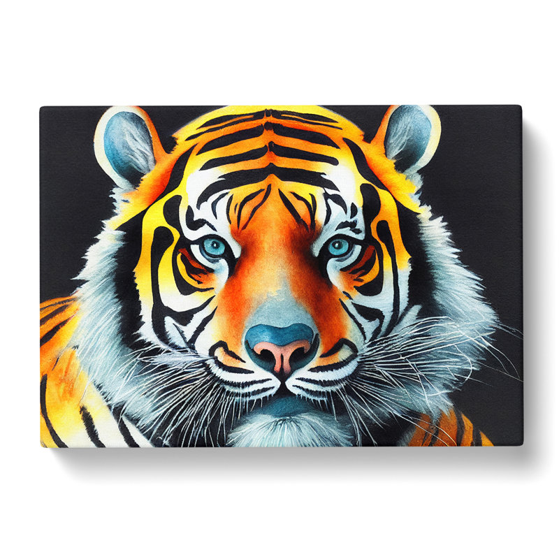 Watercolour Tiger Vol.2 - Wrapped Canvas