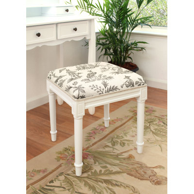 Camiah Solid Wood Accent Stool