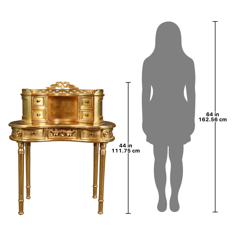 Lady Constance Solid Wood Writing Desk