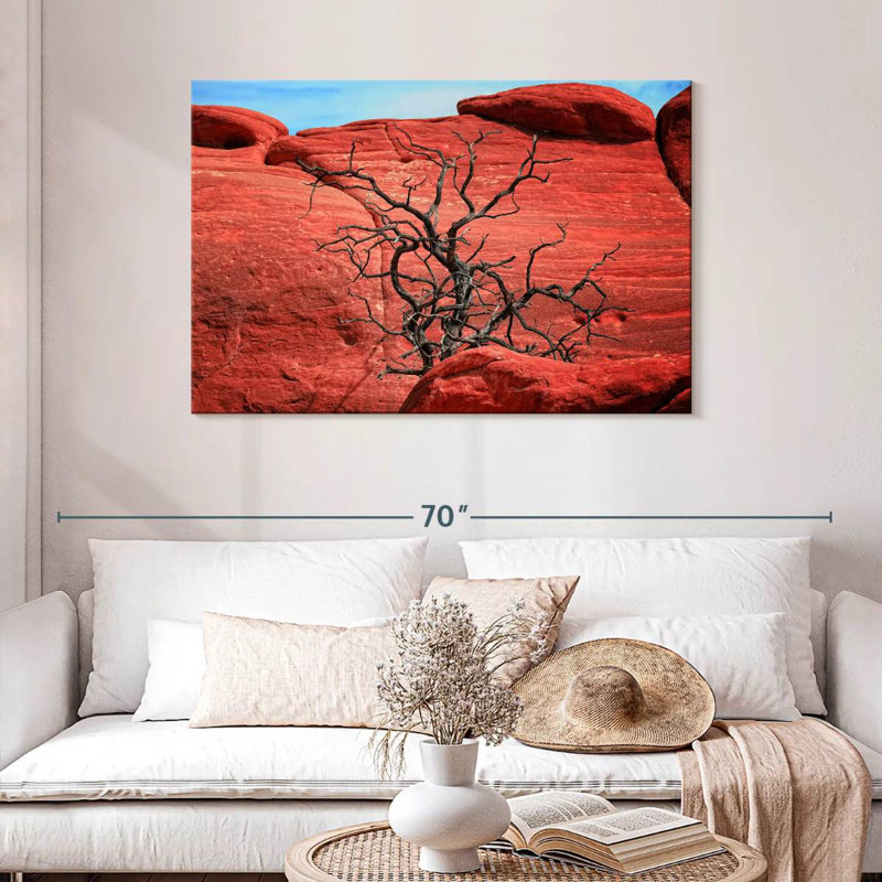 Harnek Dead Tree By Red Rocks, 30" H x 45" W