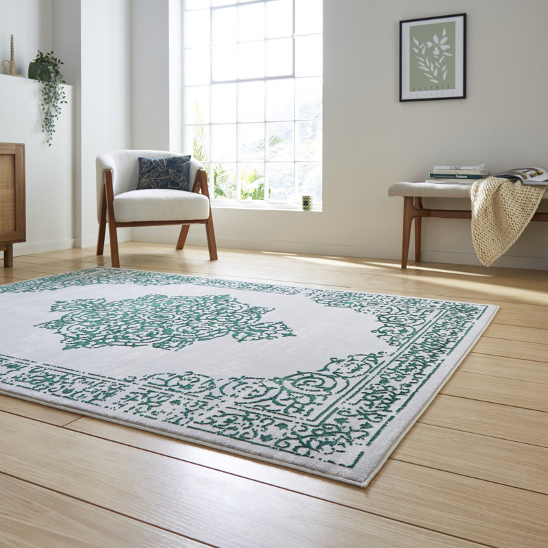 Artemis Artemis area rug Machine Woven Rectangle Green, Rectangle 120 x 170cm