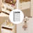 LED Lighted Vanity Storage Cabinet With Drawers, Glass Display Shelf & Multi-Color Lighting