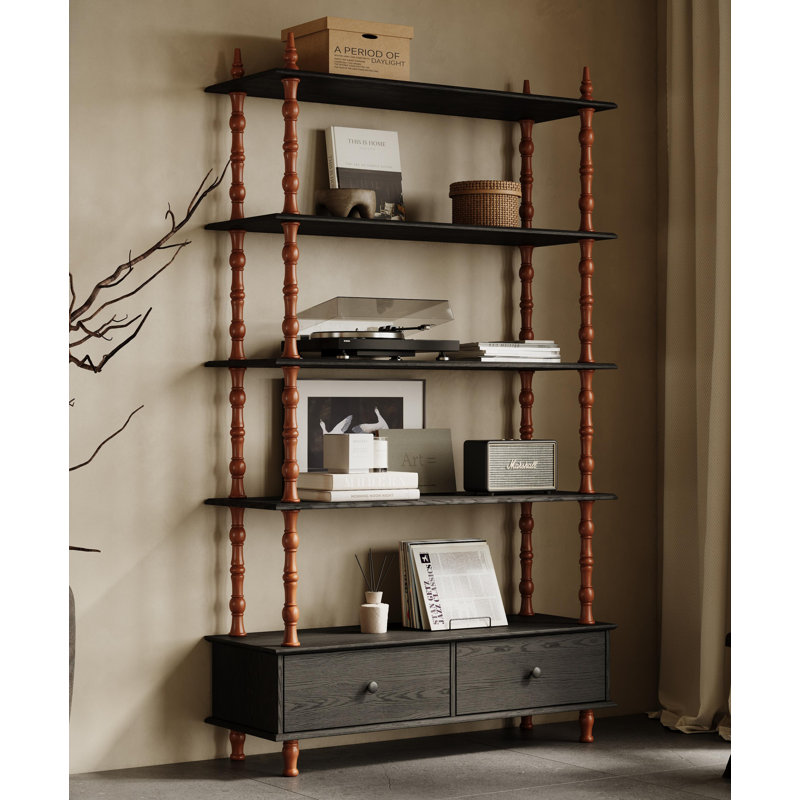 Bibliothèque et bibliothèque en bois