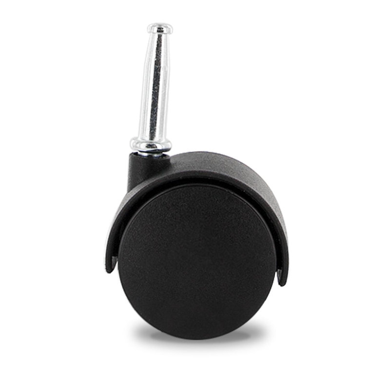 2 po Roulettes pivotantes en nylon noir avec roulettes Samson