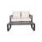Sofa + Rectangular Coffee Table, Cushions