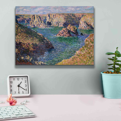 'Port-Domois, Belle-Isle' by Claude Monet, Giclee Canvas Wall Art