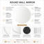Plastic Round Wall Mirror Set-238016570