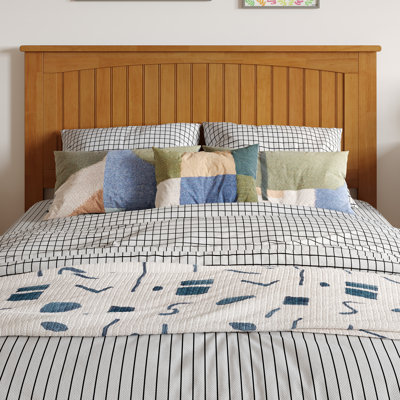 Kindig Solid Wood Coastal Cottage Panel Headboard