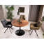 Fultonville Round Metal Base Dining Table