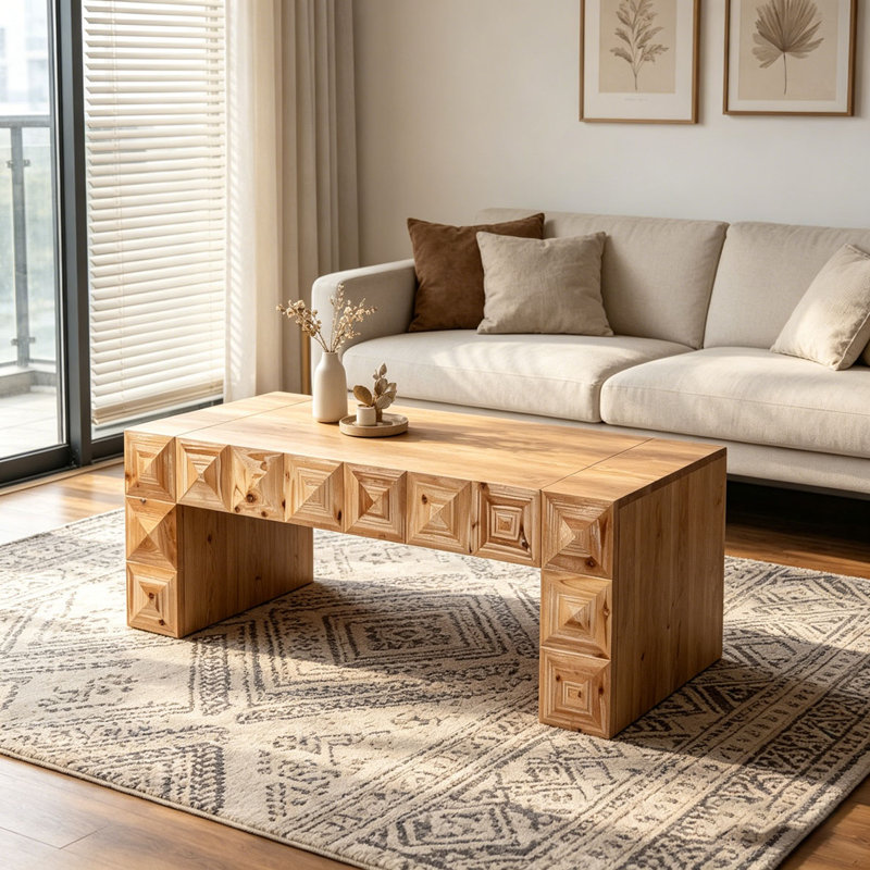 Table basse rustique 47,24 "