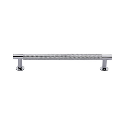Heritage Brass Heritage Cabinet Pull Partial Knurled Design with Rose