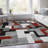 Premium Machine Washable Prisco Gray Rug-2114662391